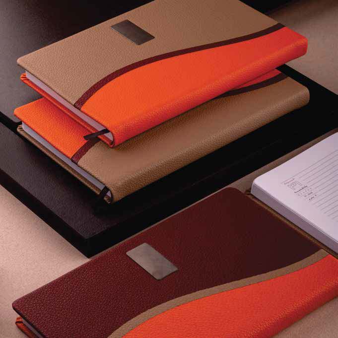 کد5-سالنامه اروپایی جلد چرم طرح اوکسین